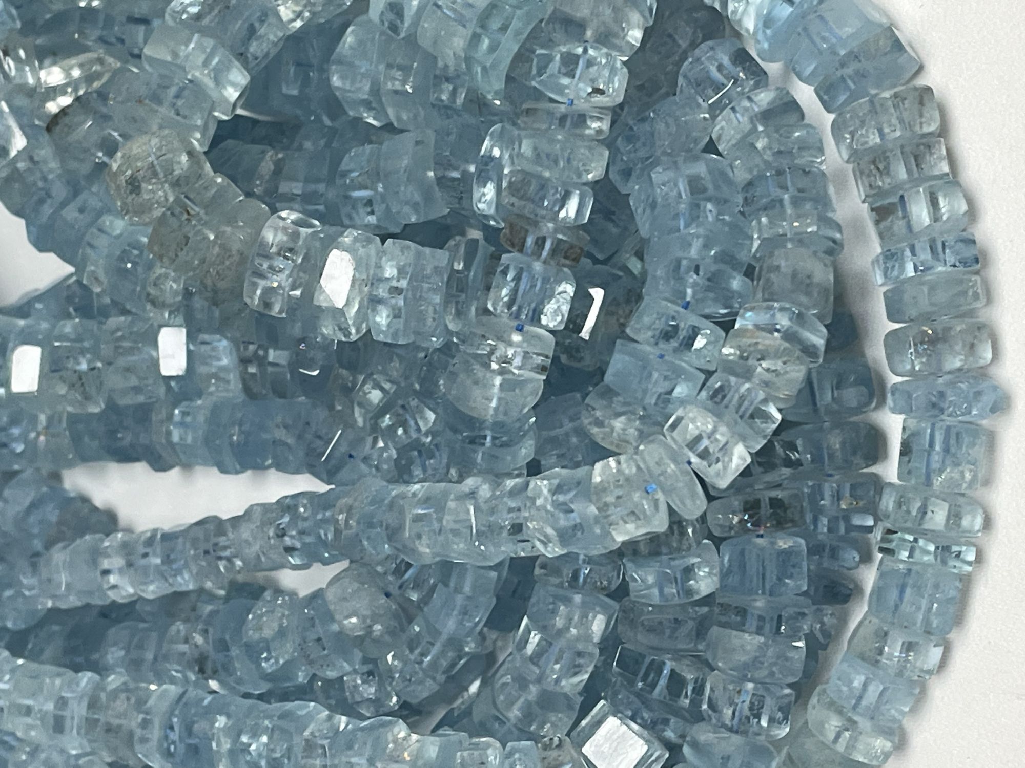 Aquamarine Bolt Faceted