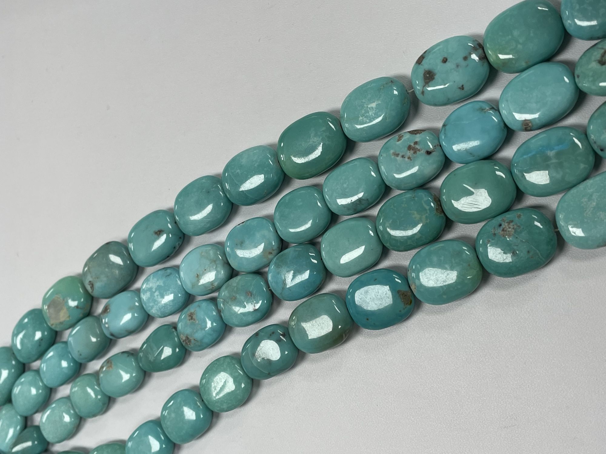 Turquoise Oval Smooth