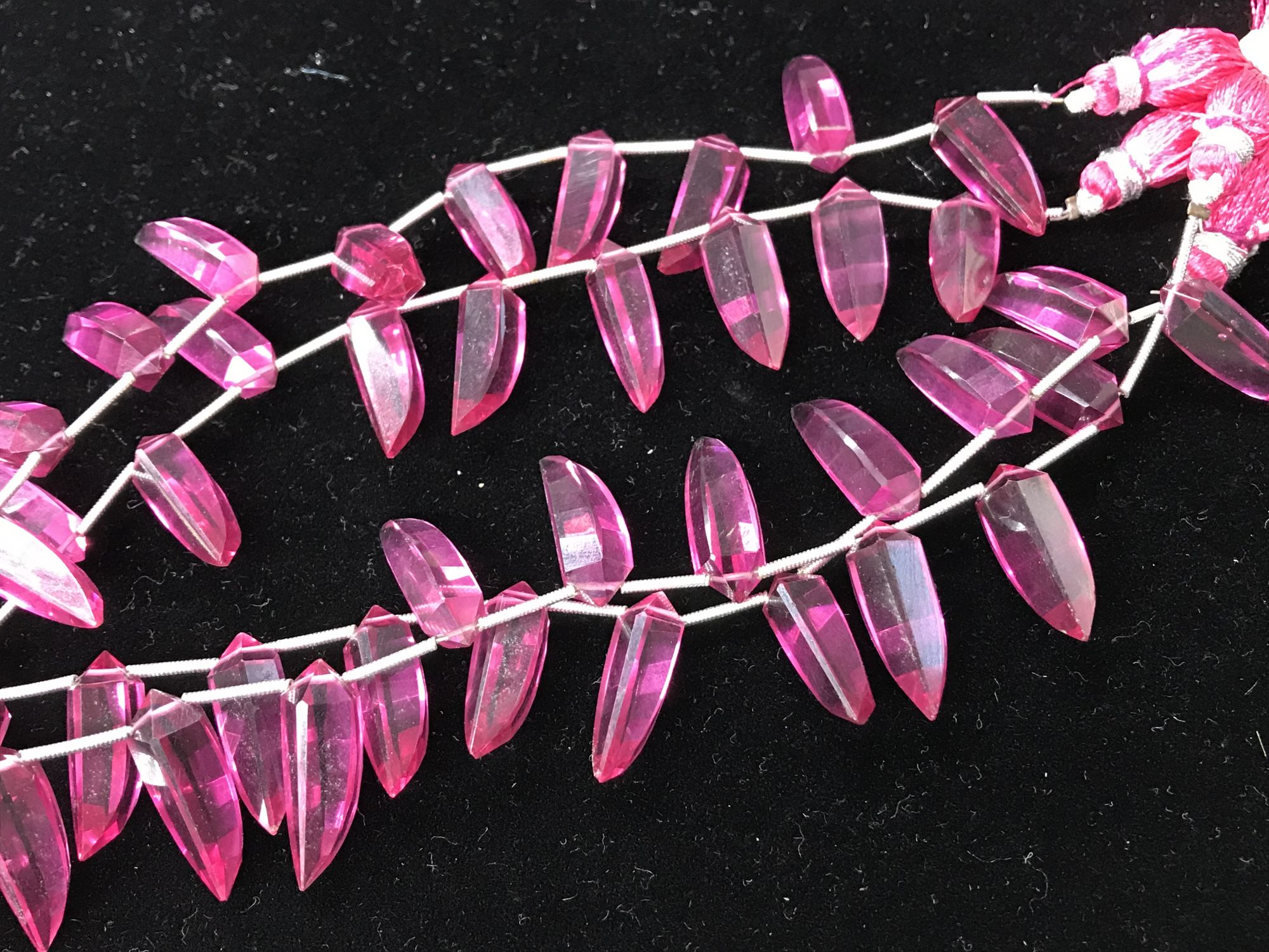 Rubilite Hydro Quartz Okra Faceted