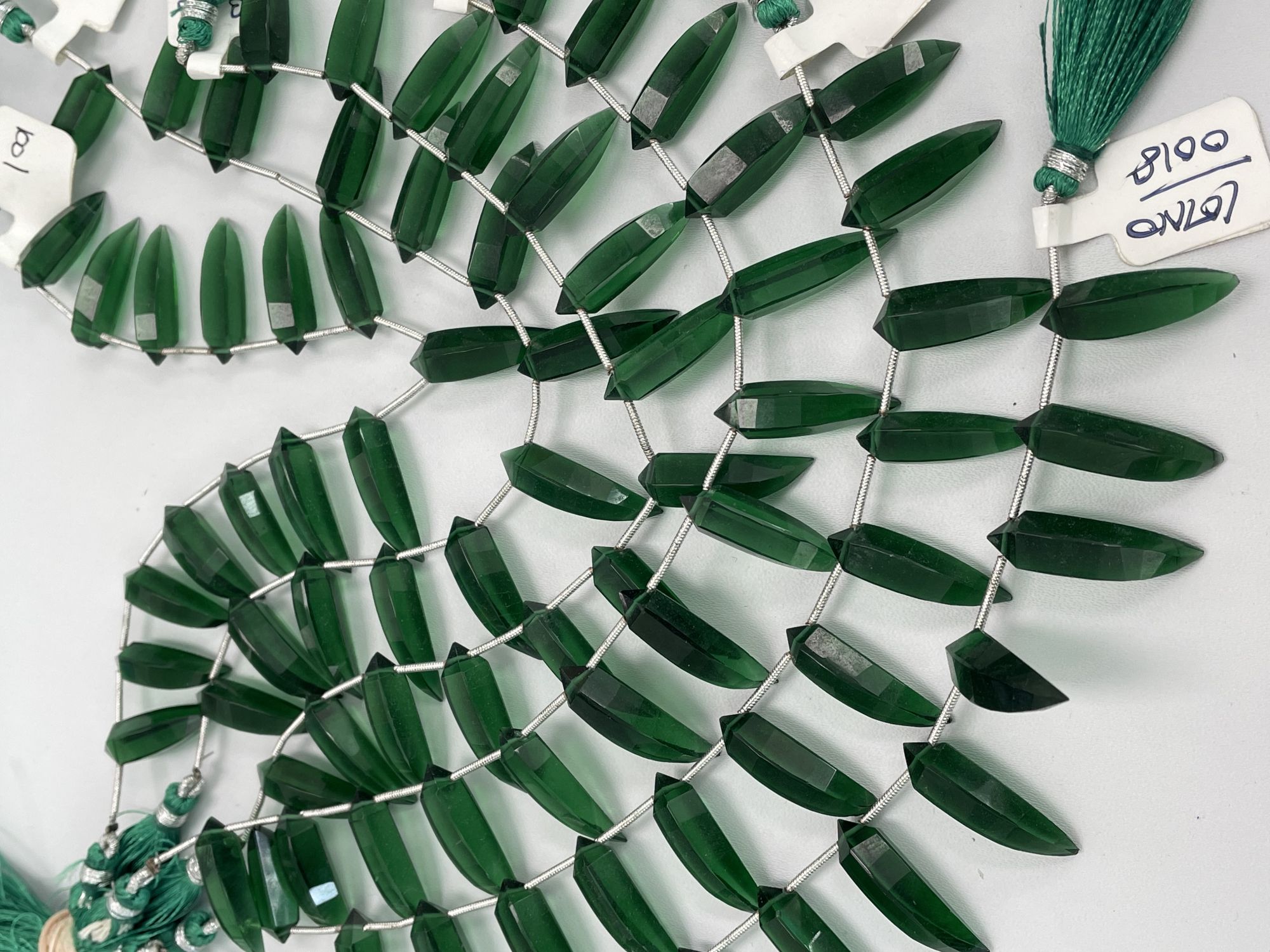 Forest Green Hydro Quartz Okra Faceted