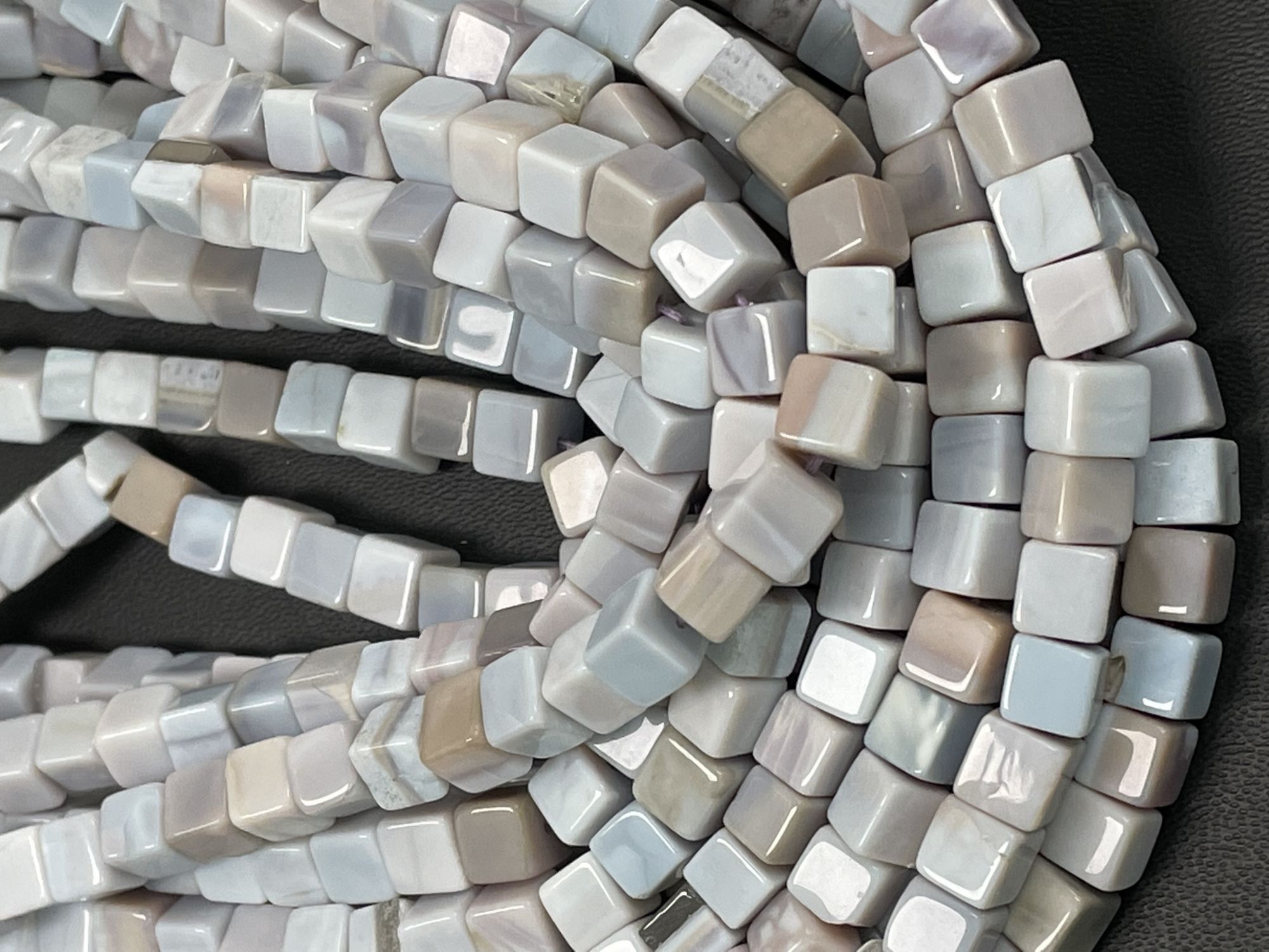 Purple Opal Cube Smooth