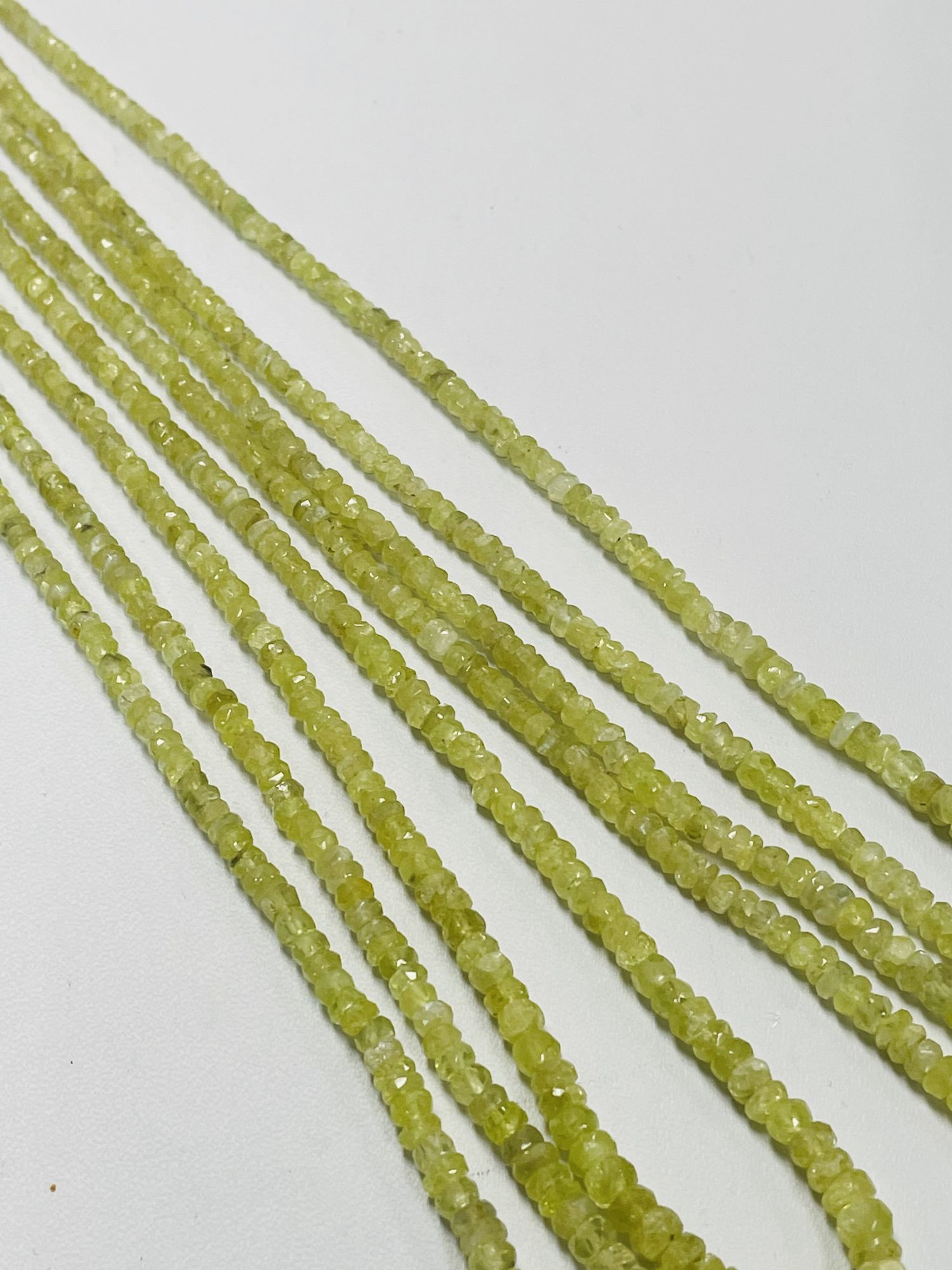 Chrysoberyl Rondelle Faceted