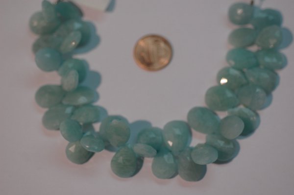 Amazonite Pear Faceted