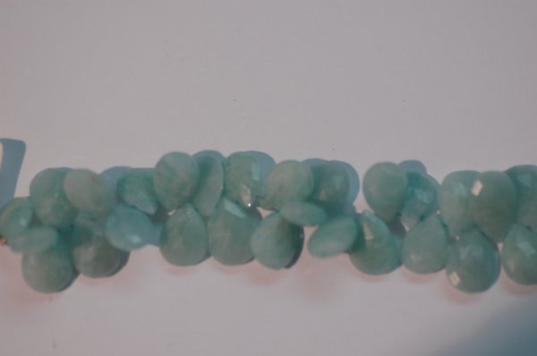 Amazonite Pear Faceted