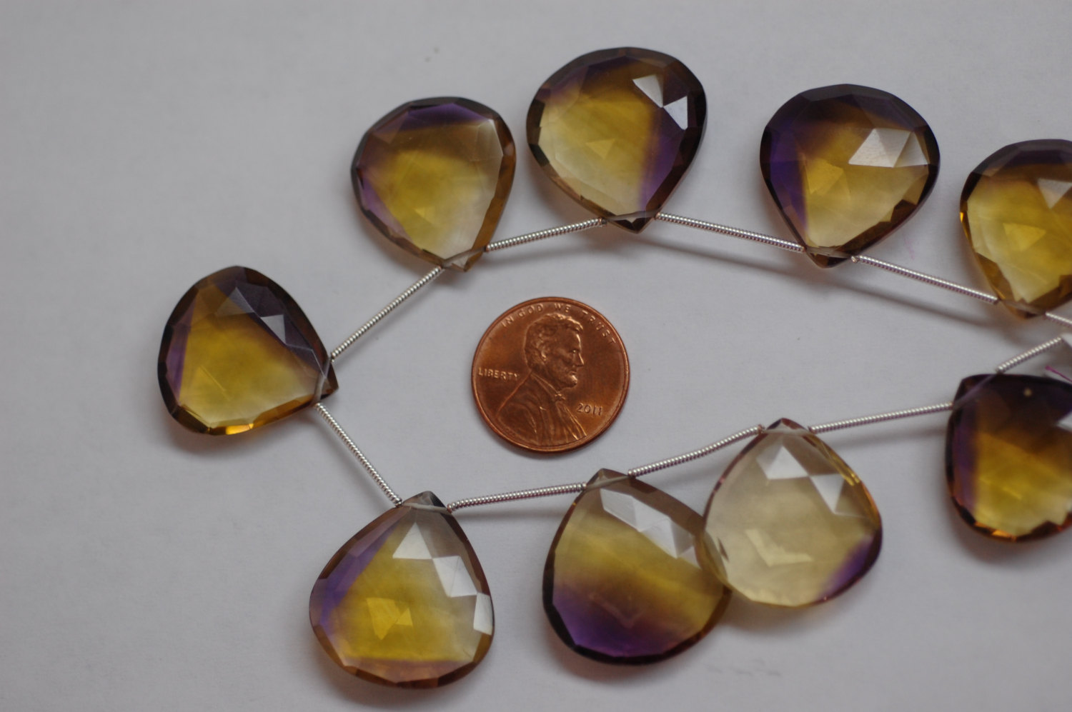 Hydro Quartz Hearts Faceted