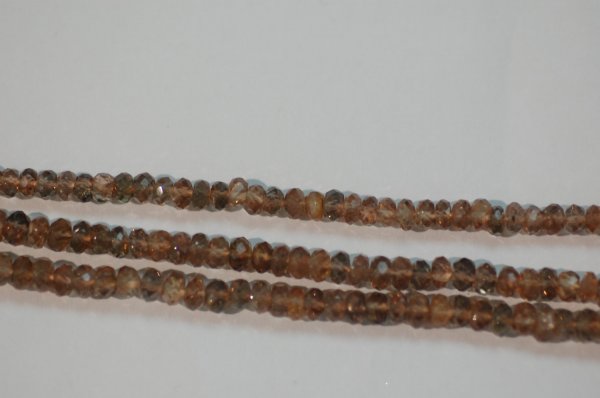 Andalusite Rondelle Faceted