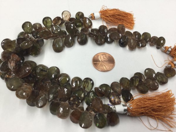 Andaulsite Pears Faceted