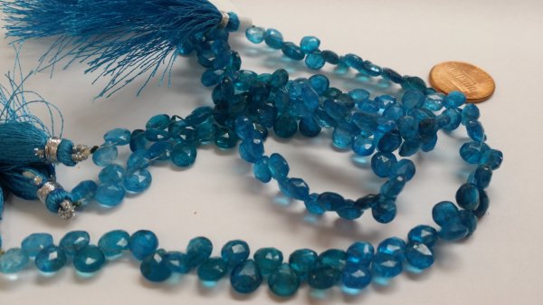 Apatite Hearts Faceted (NATURAL)