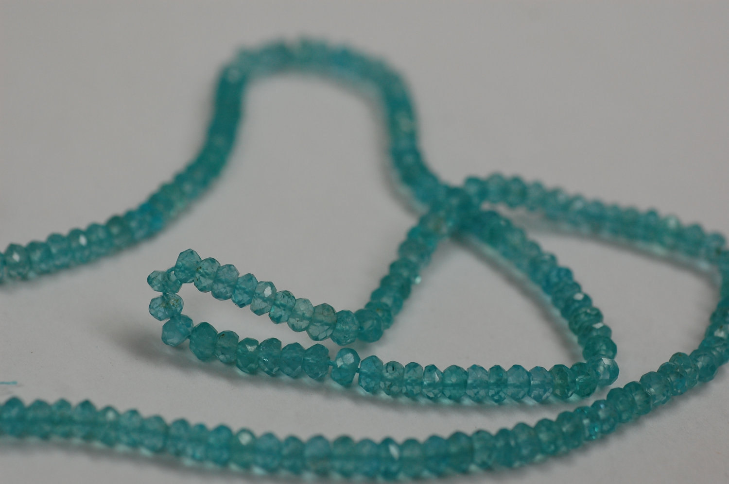 Apatite Rondelle Faceted