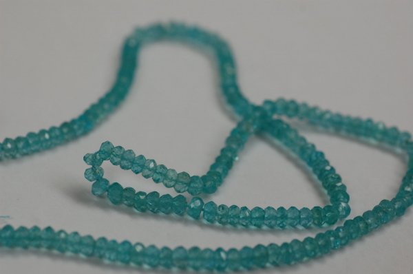 Apatite Rondelle Faceted