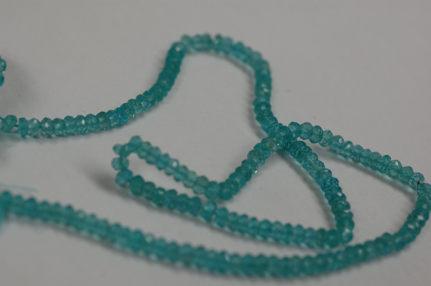 Apatite Rondelle Faceted