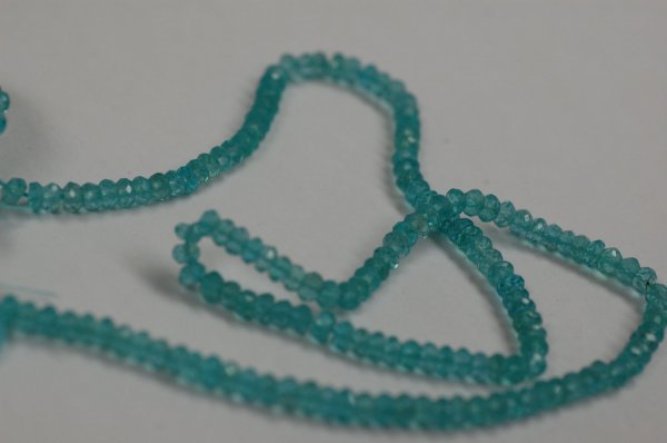 Apatite Rondelle Faceted