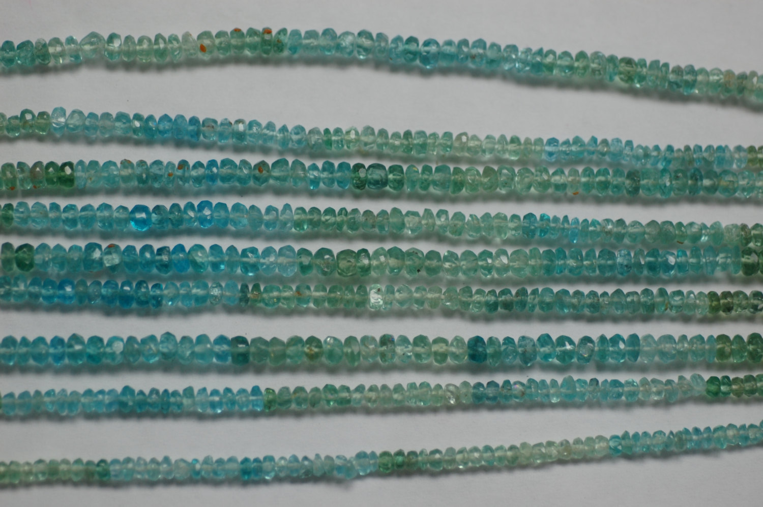 Apatite Rondelle Faceted