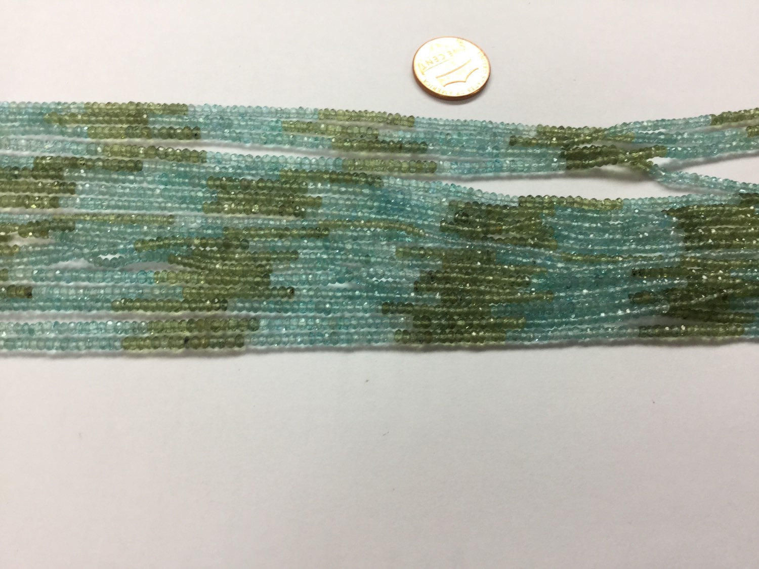 Apatite Rondelles Faceted