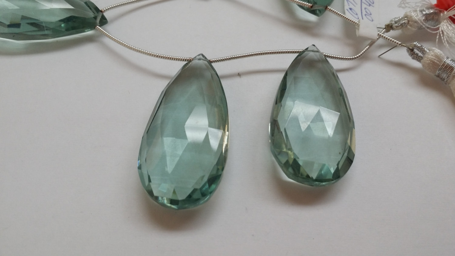 Aqua Green Hydro Heart Pears