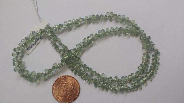 Aqua Green Madagascar Sapphire Drops