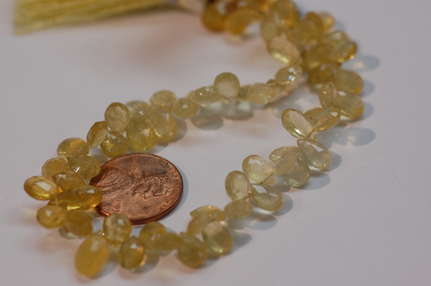 Aquamarine Pear Faceted