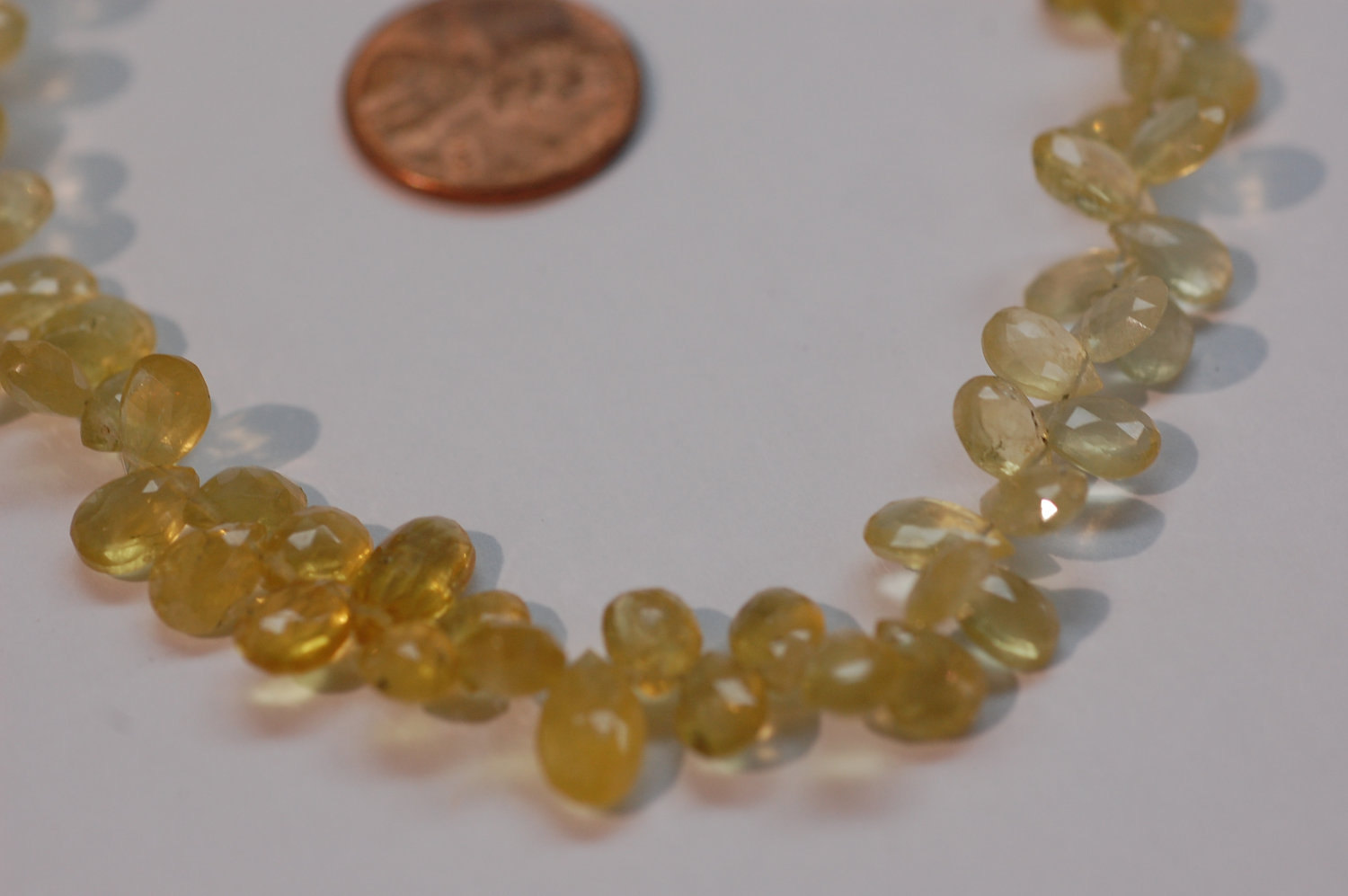 Aquamarine Pear Faceted