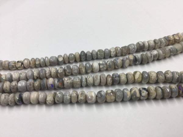 Australian Opal Rondelles Smooth/Faceted