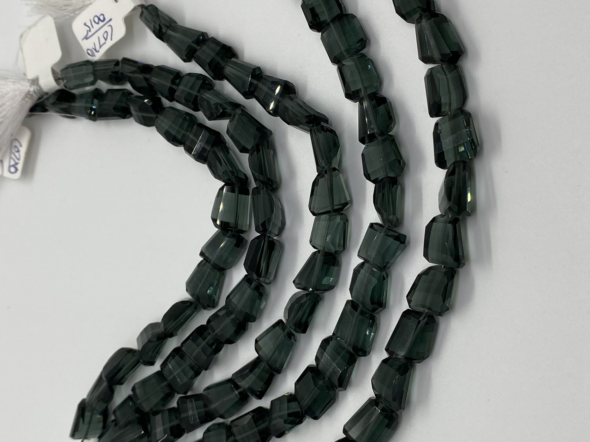 Grey Hydro Quartz Nuggets Faceted