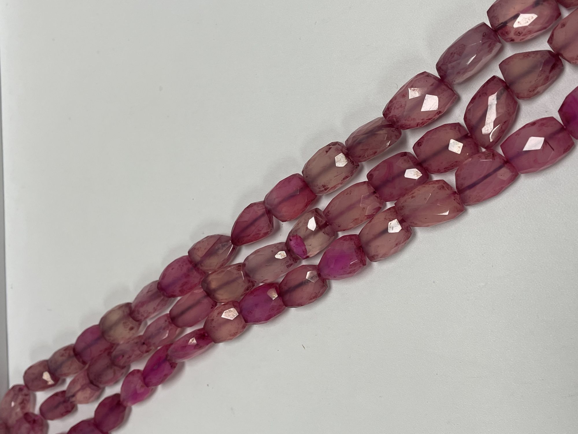 Pink Chalcedony Nugget Faceted