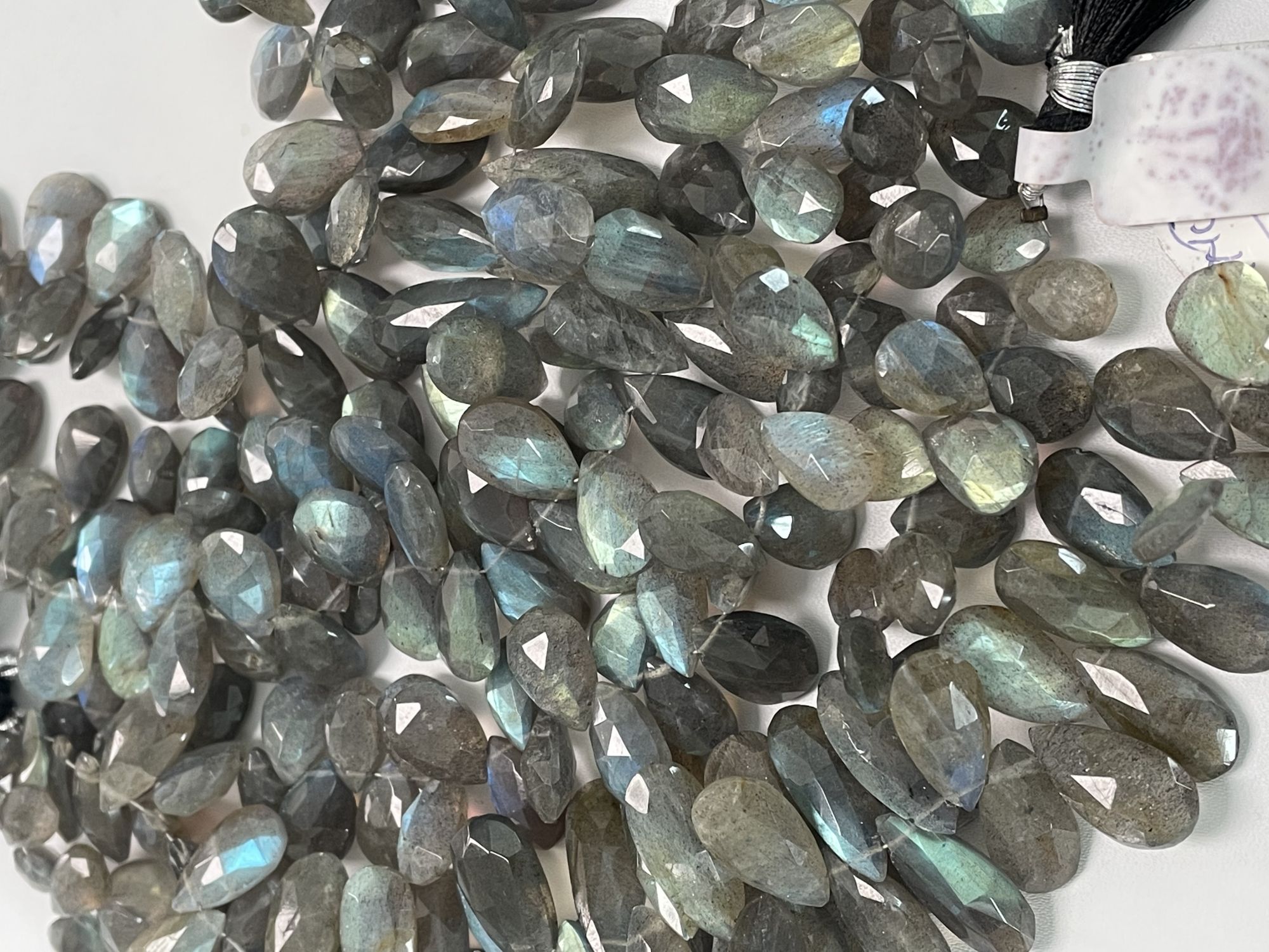 Labradorite Pear Faceted