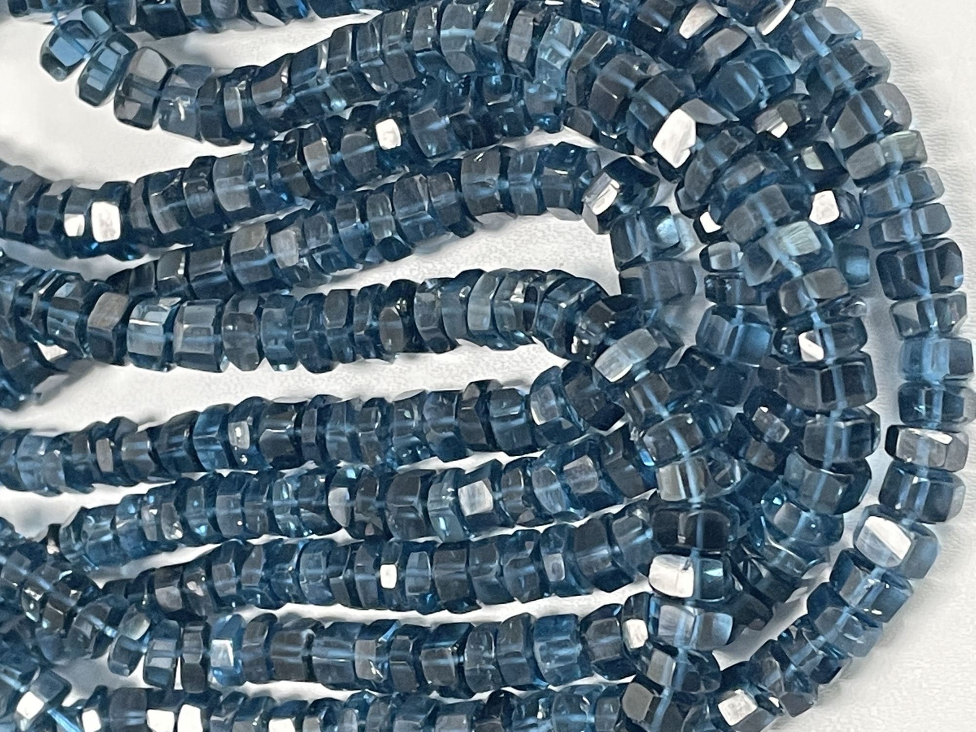 London Blue Topaz Bolt Faceted