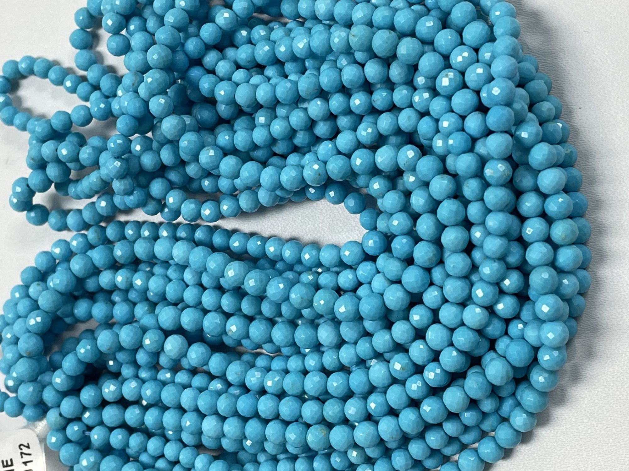Turquoise Round Faceted