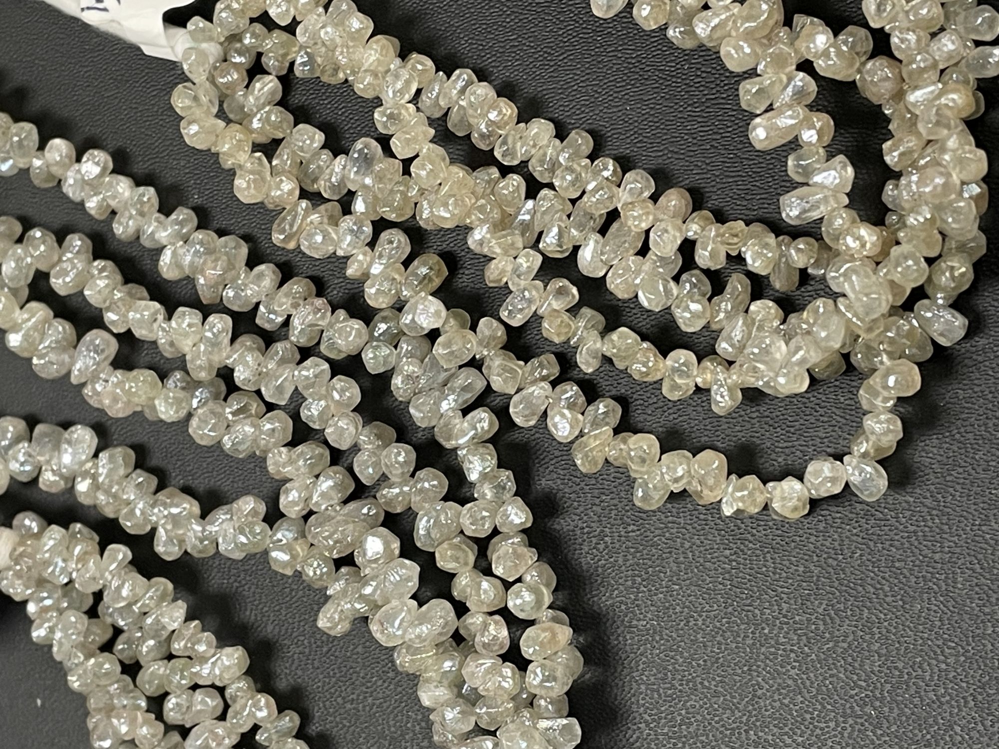 Zircon Drop Organic Cut Faceted