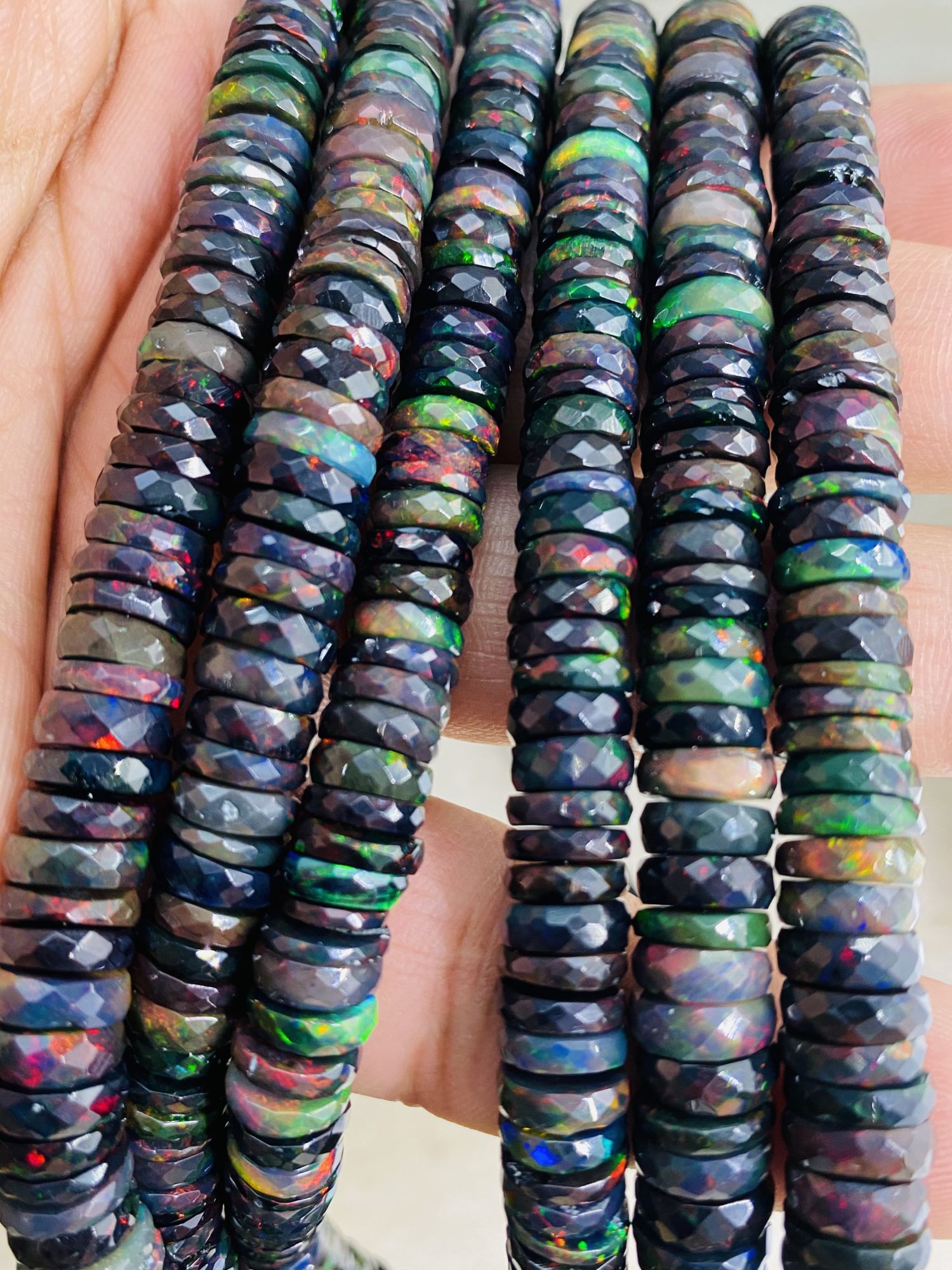 Ethiopian Opal Tires Faceted