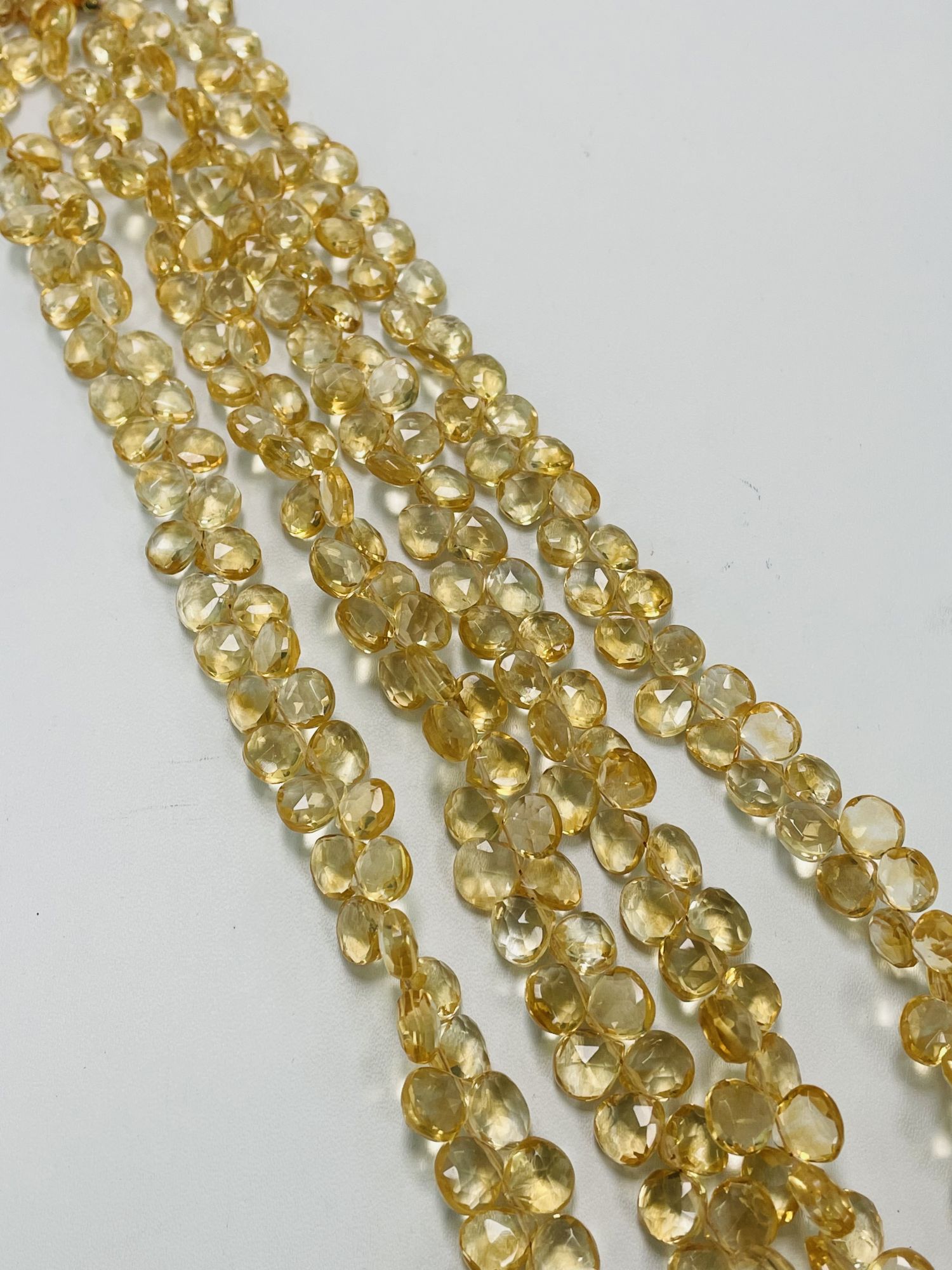 Citrine Heart Faceted