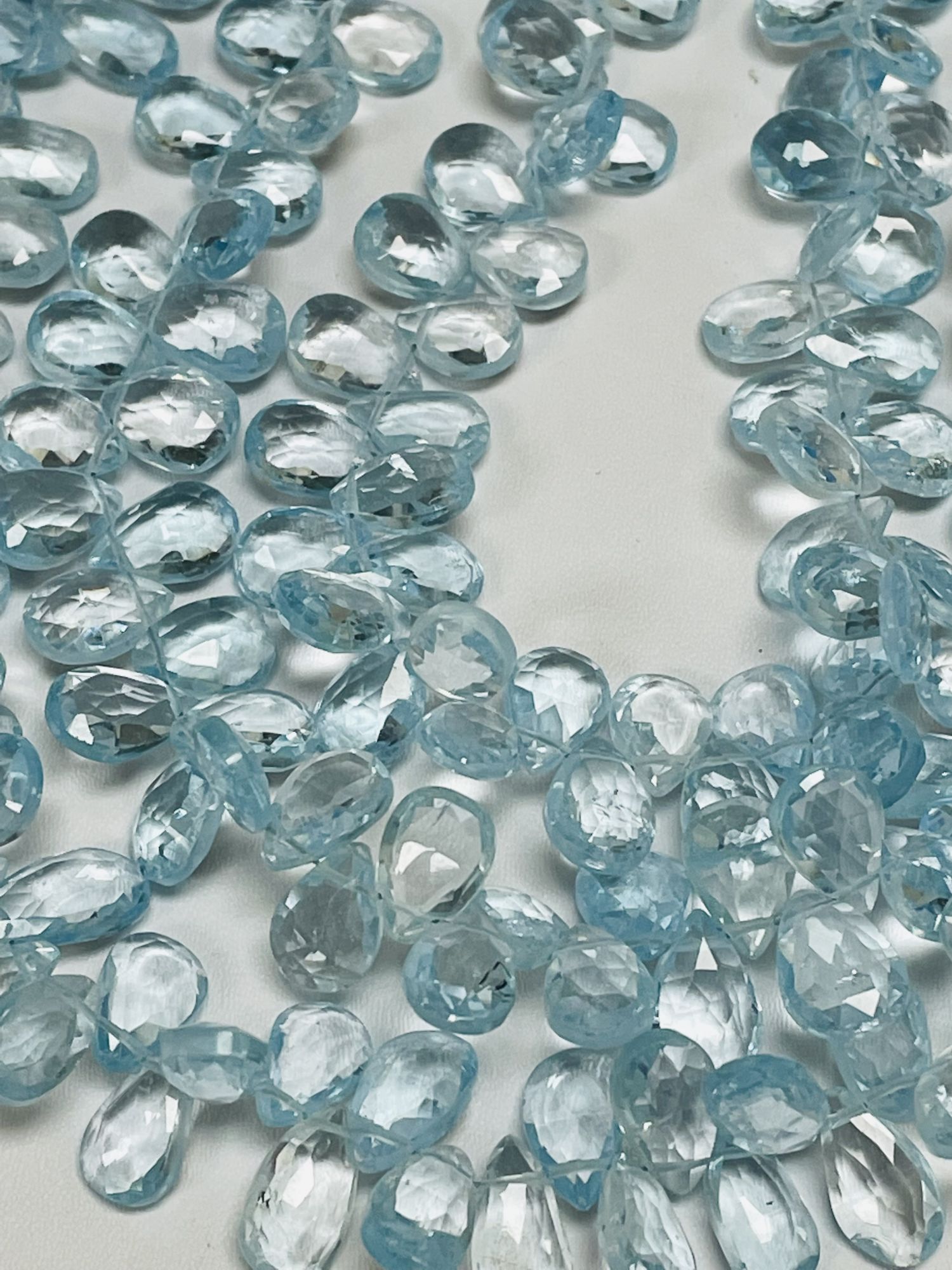 Sky Blue Topaz Pear Faceted
