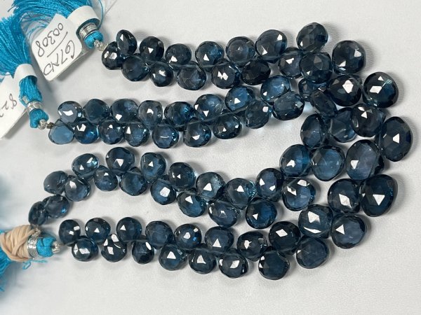 London Blue Topaz Heart Faceted