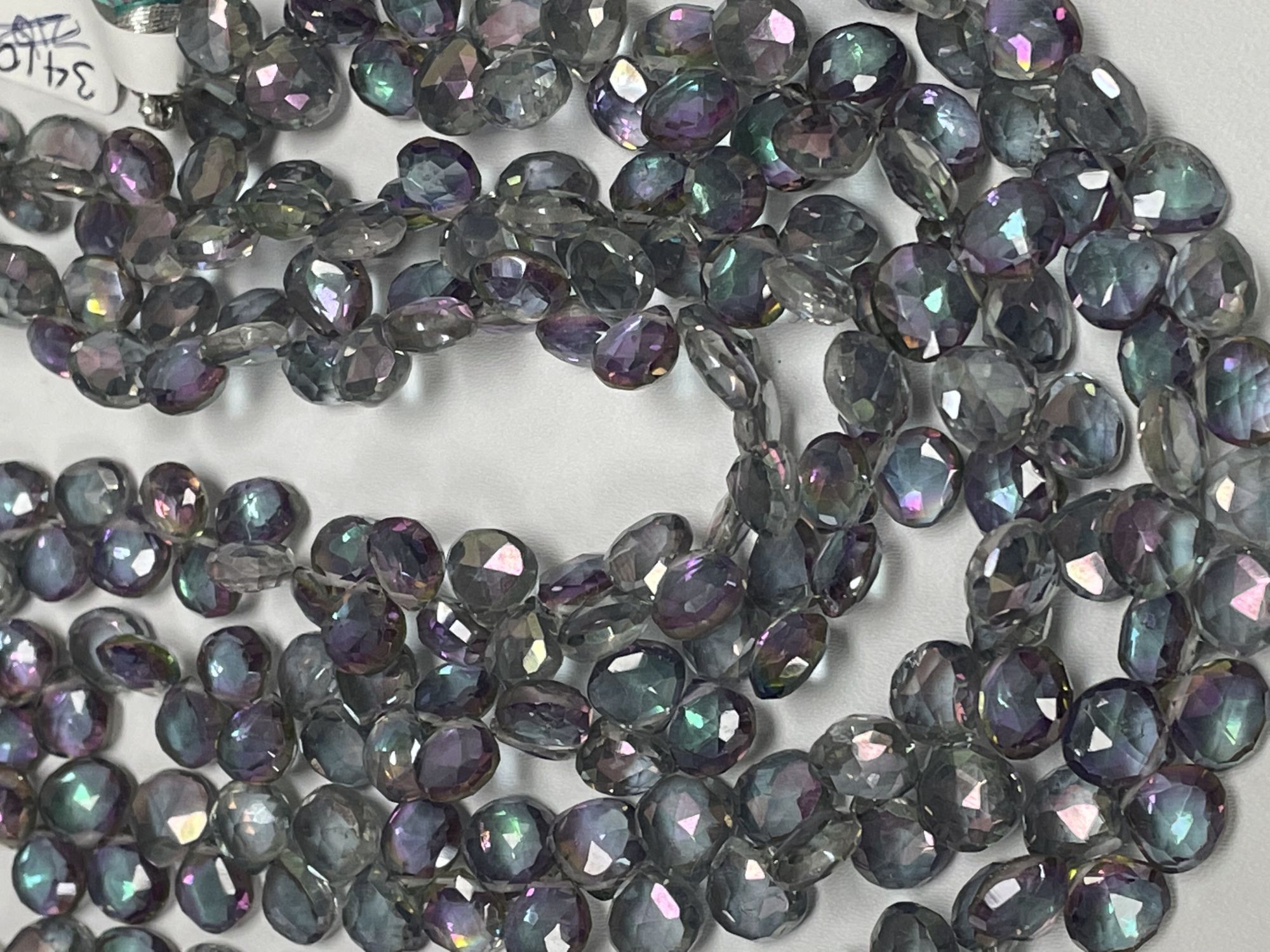 Mystic Topaz Heart Faceted