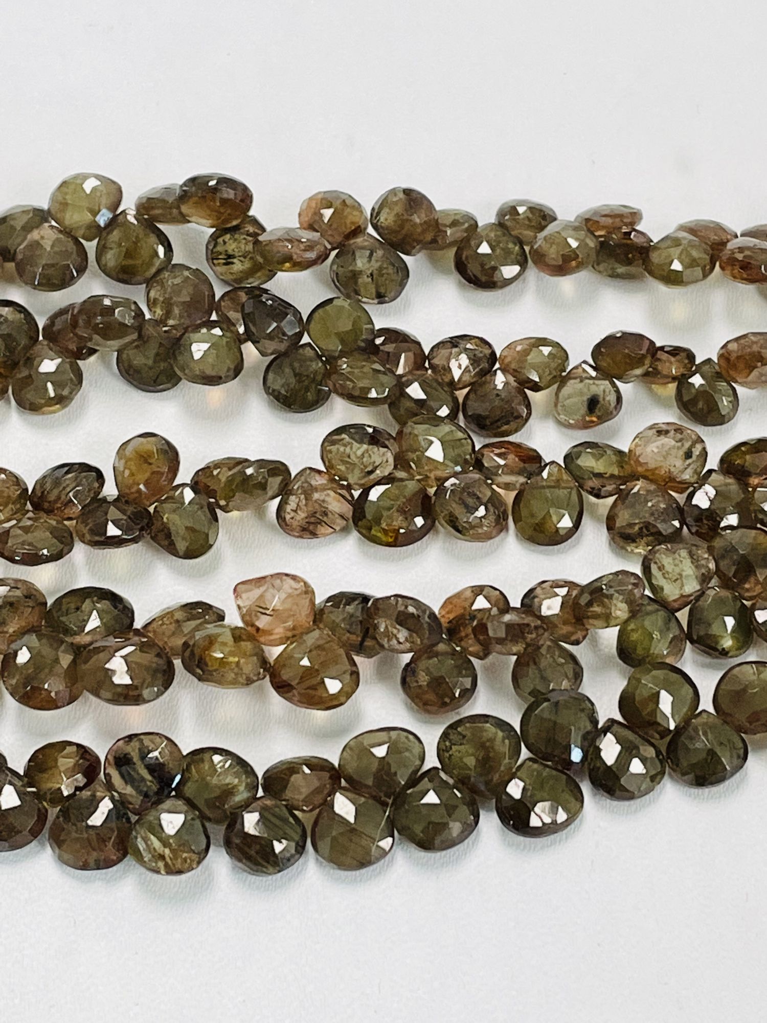 Andalusite Heart Faceted