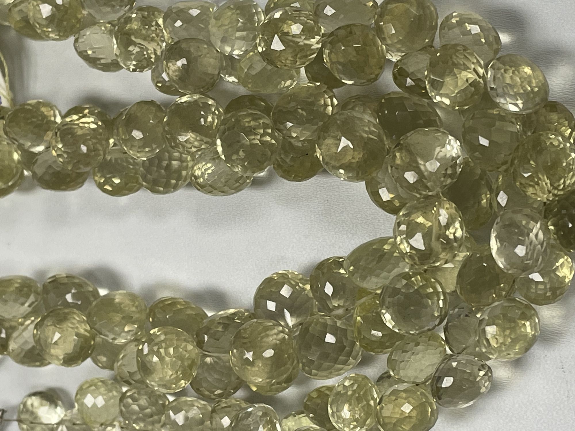 Lemon Quartz Onion Faceted