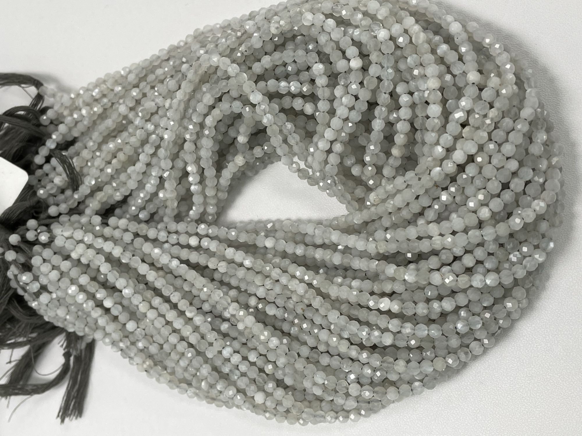 Moonstone Rondelle Faceted