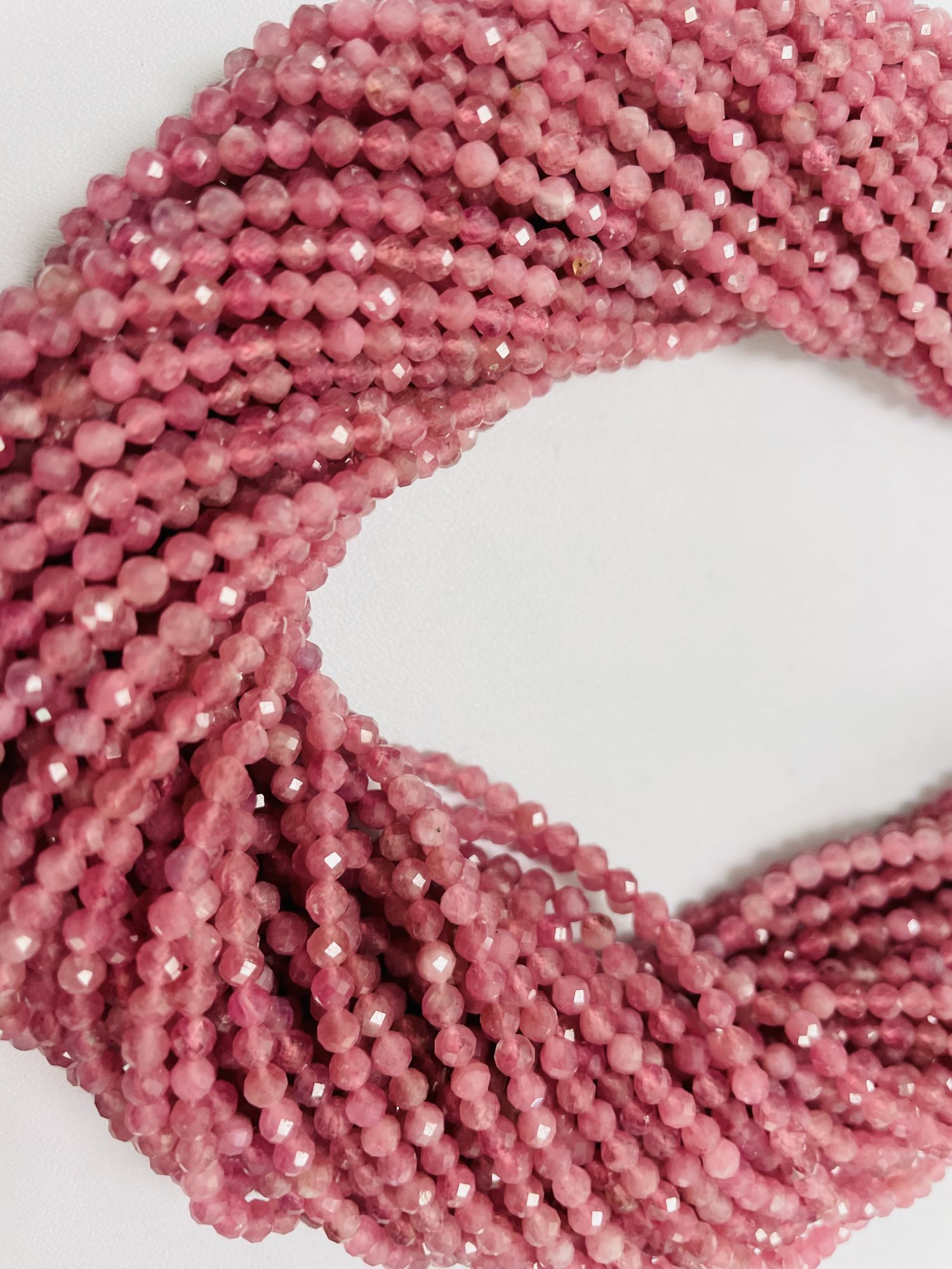 Tourmaline Rondelle Faceted