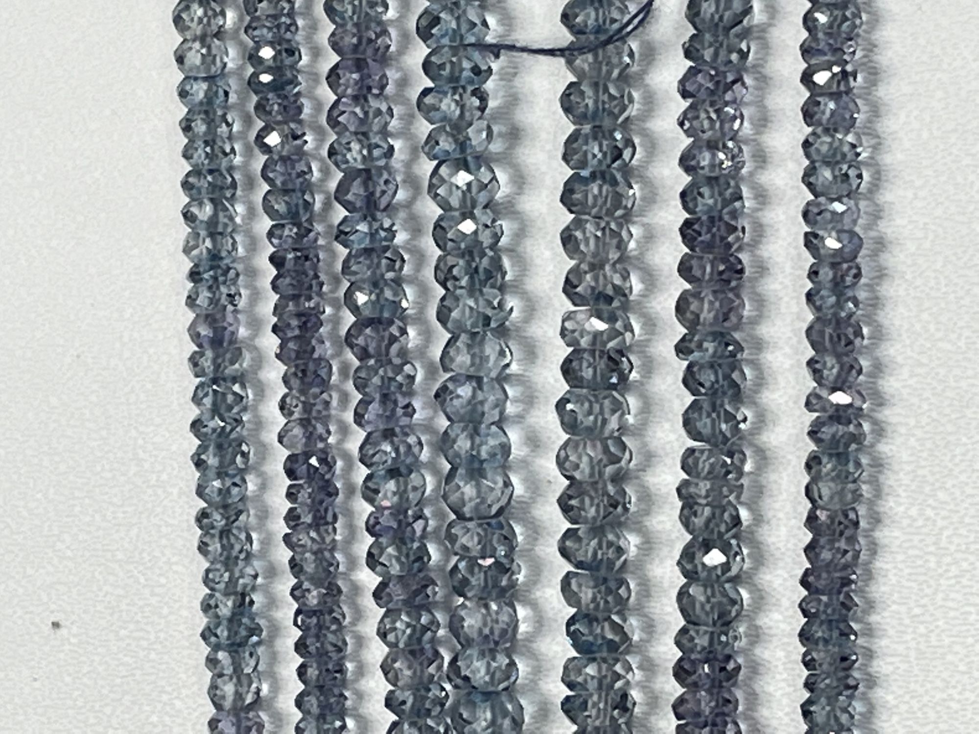 Topaz Rondelle Faceted