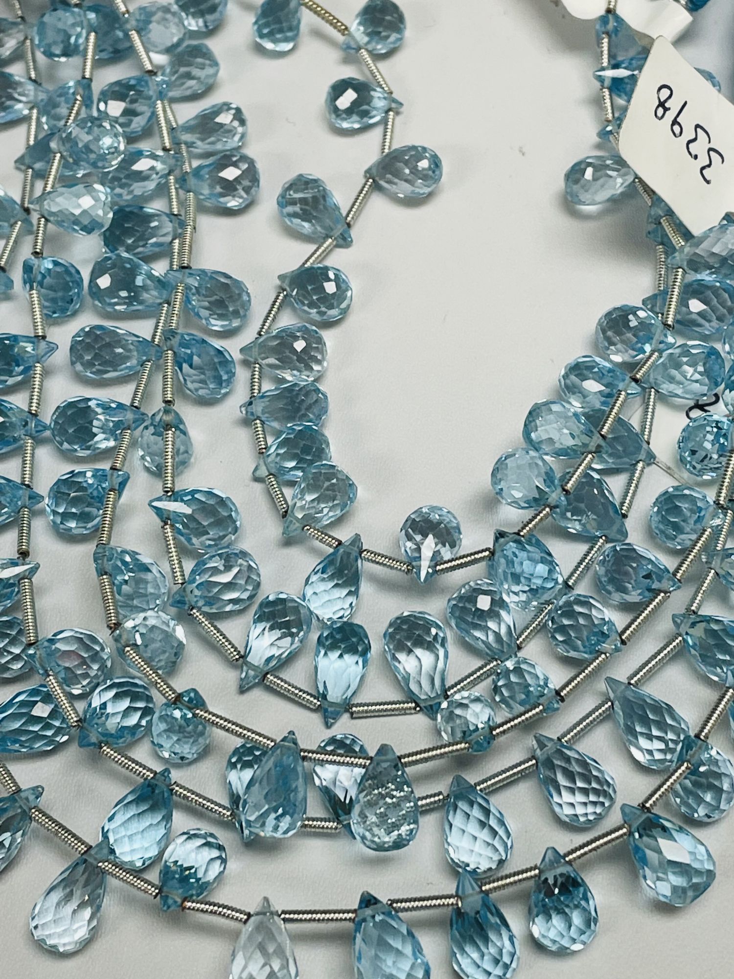 Sky Blue Topaz Drop Faceted