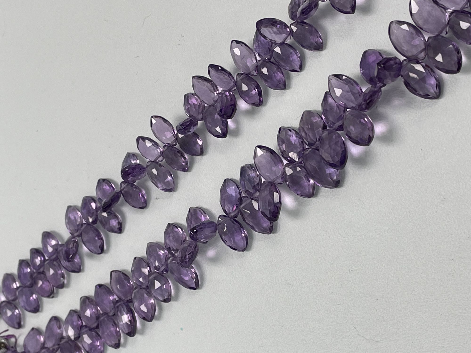 Purple Amethyst Marquise Faceted