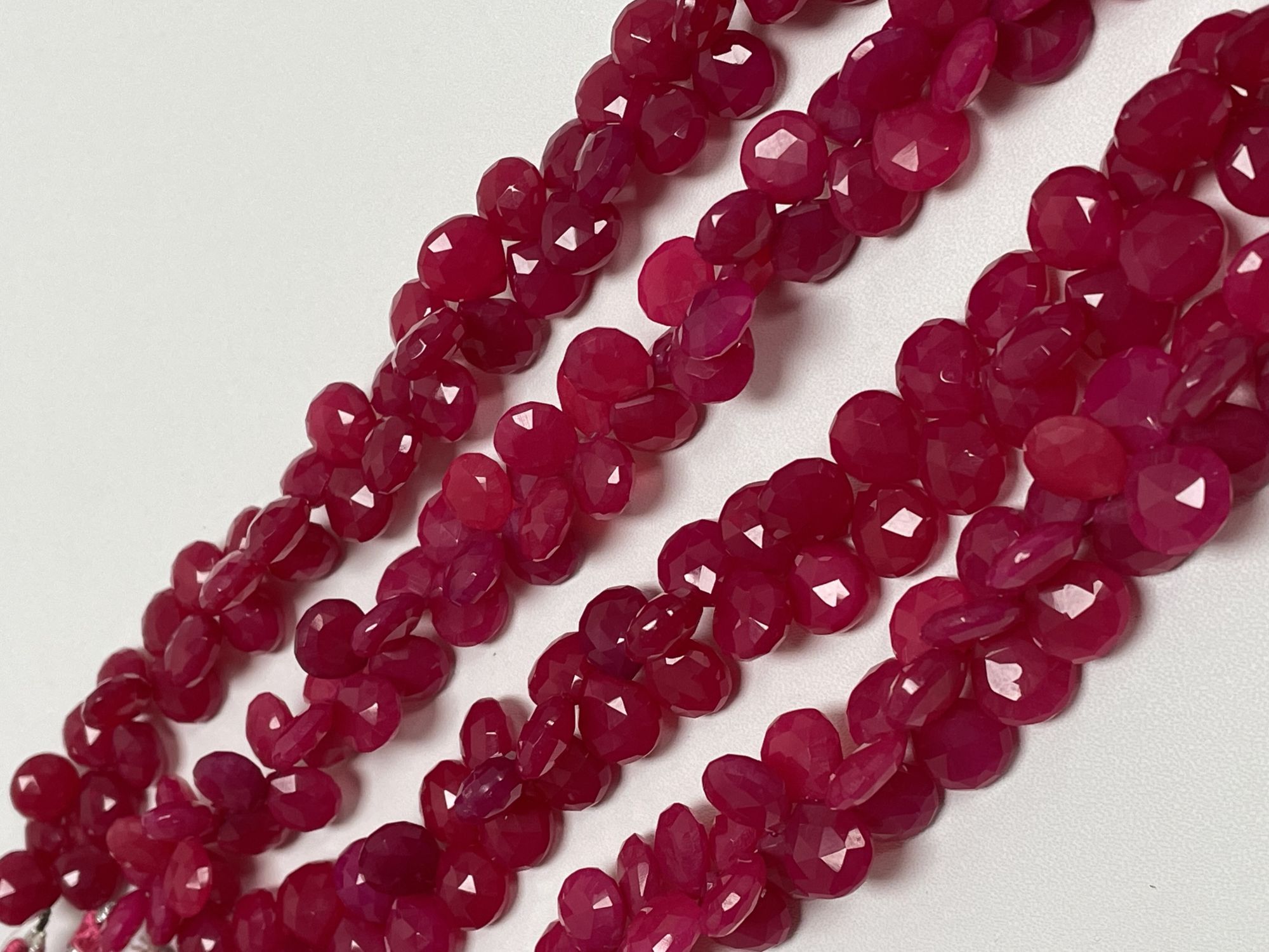 Chalcedony Heart Faceted