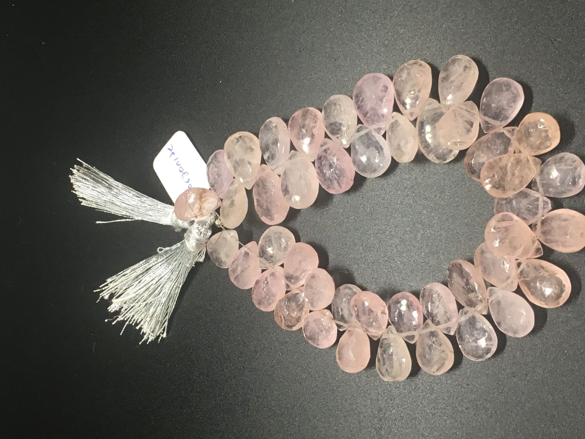 Morganite Pears Faceted