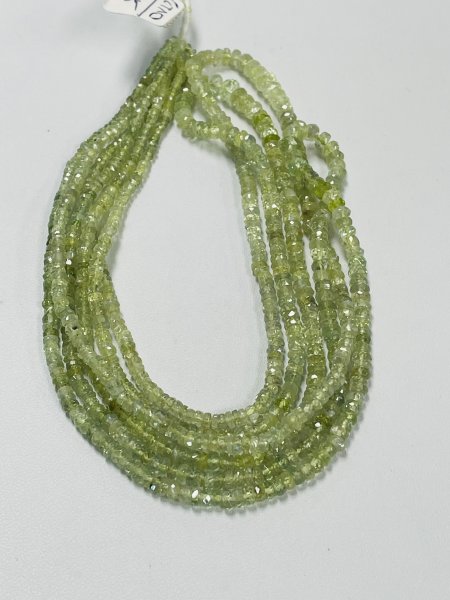Chrysoberyl Rondelle Faceted