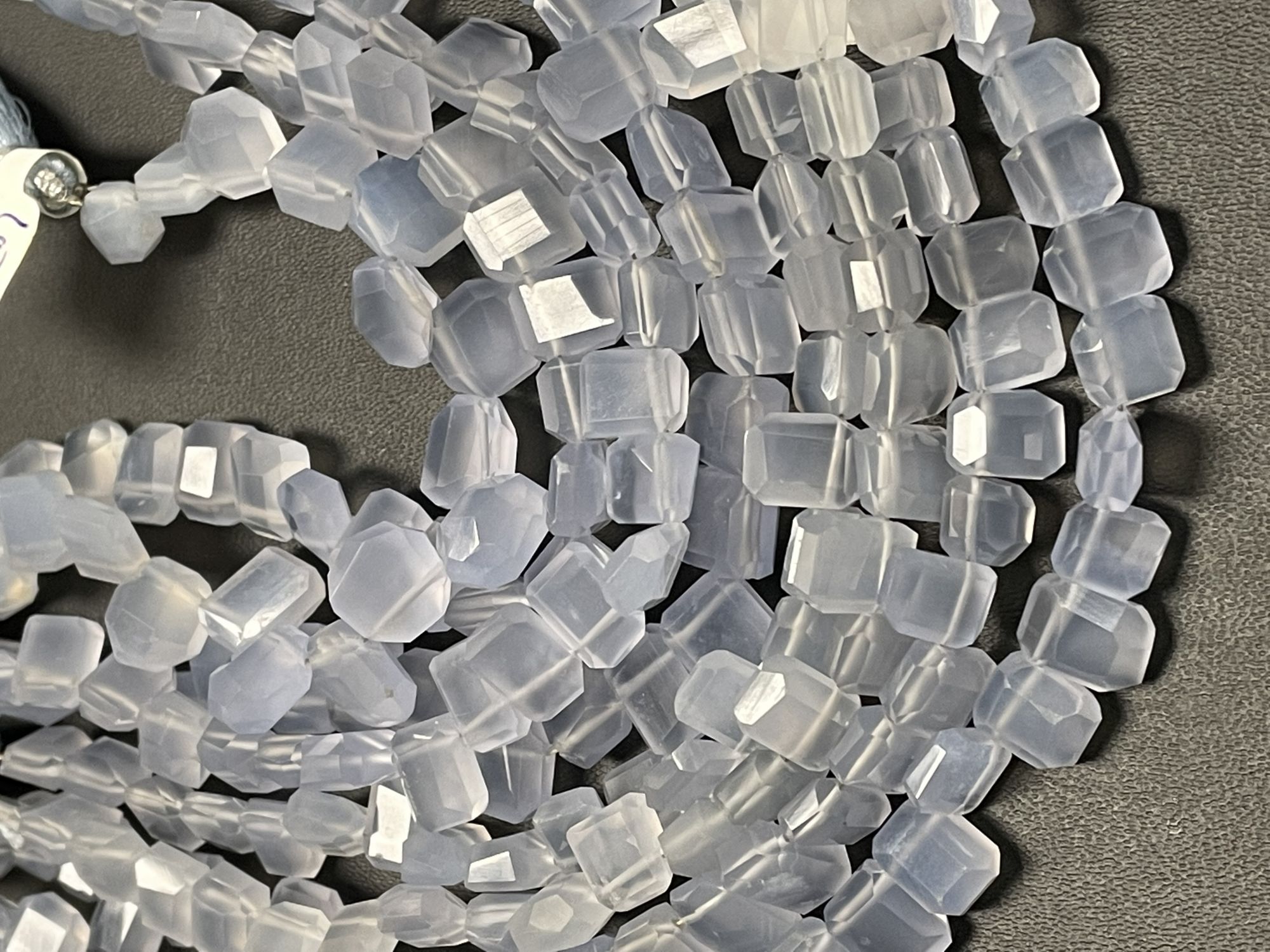 Blue Chalcedony Funky Cut Faceted