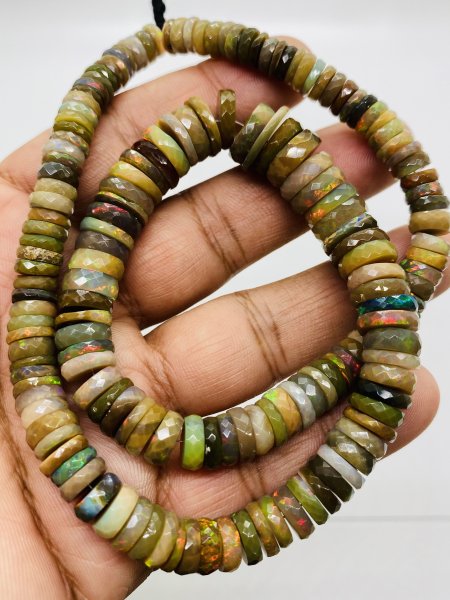 Ethiopian Opal Tires Faceted
