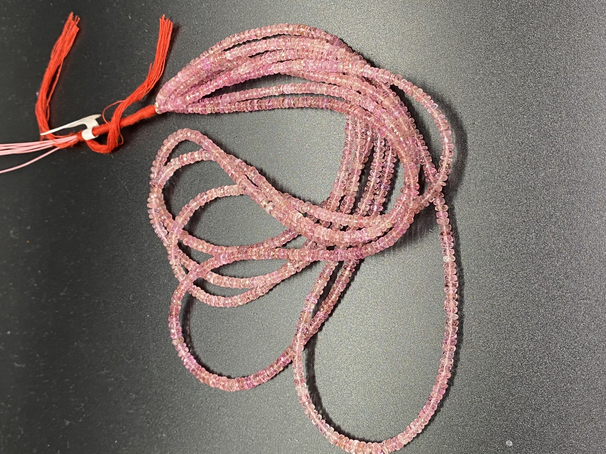 Natural Tourmaline Rondelles Faceted