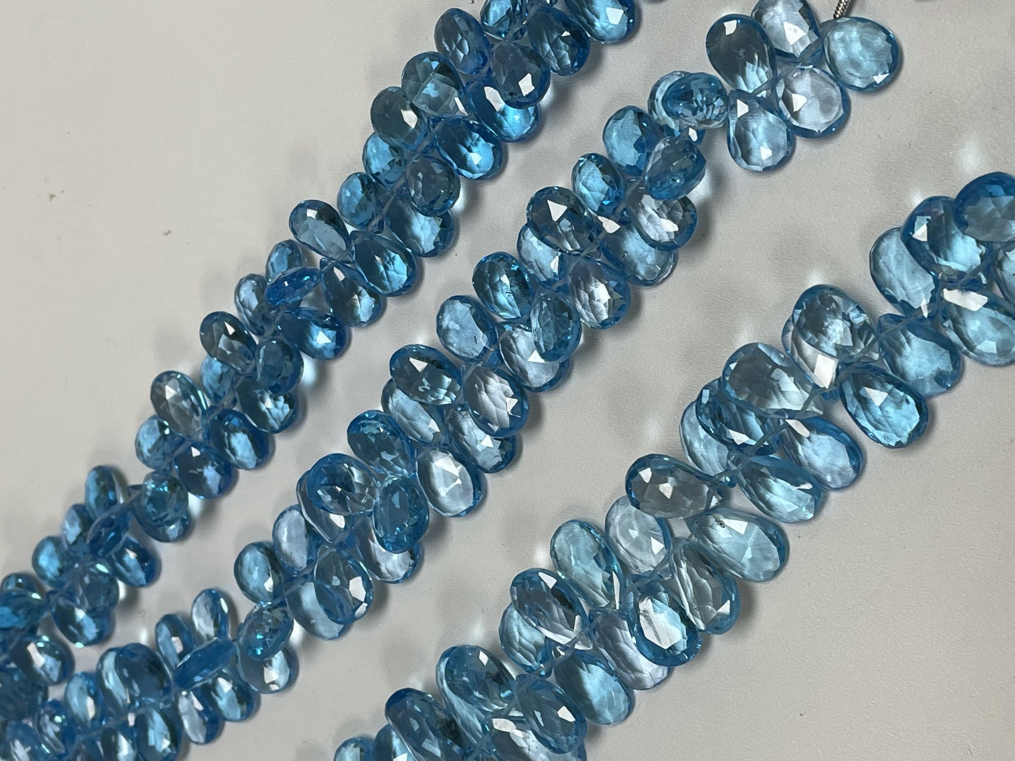 Swiss Blue Topaz Pear Faceted