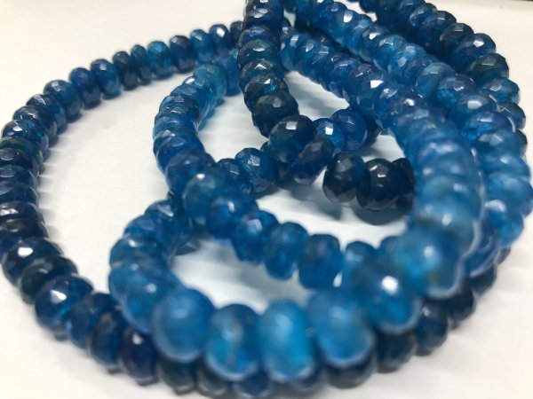 Apatite Rondelles Faceted