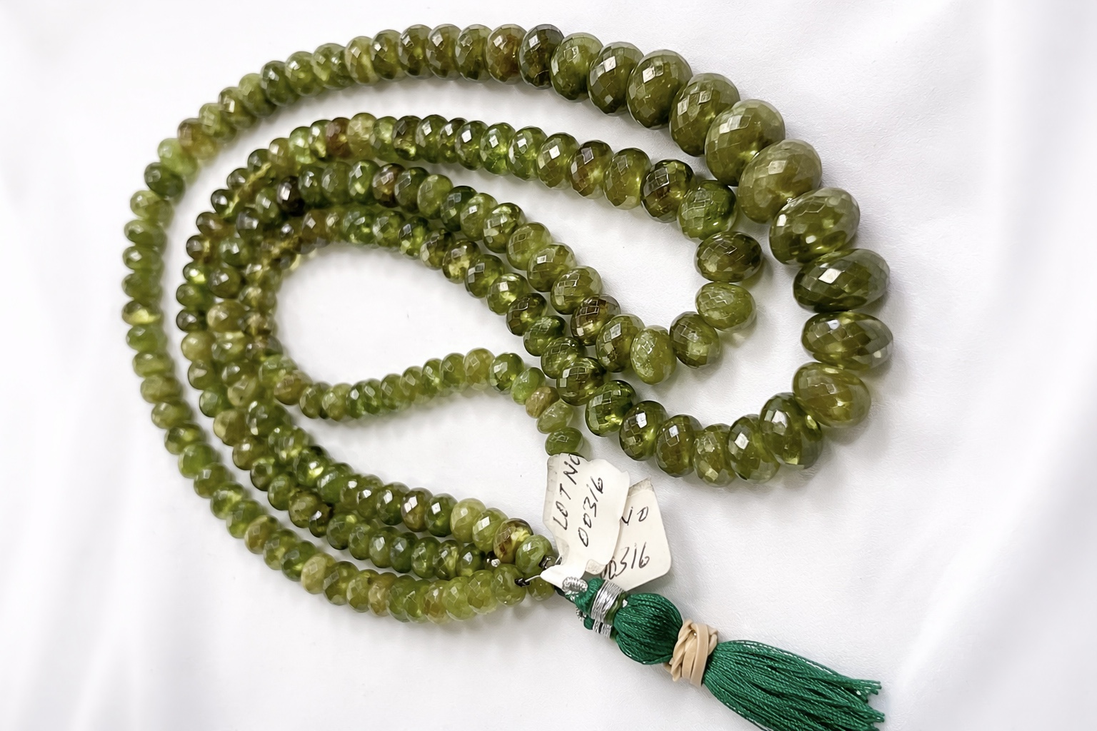 Sphene Rondelle Faceted